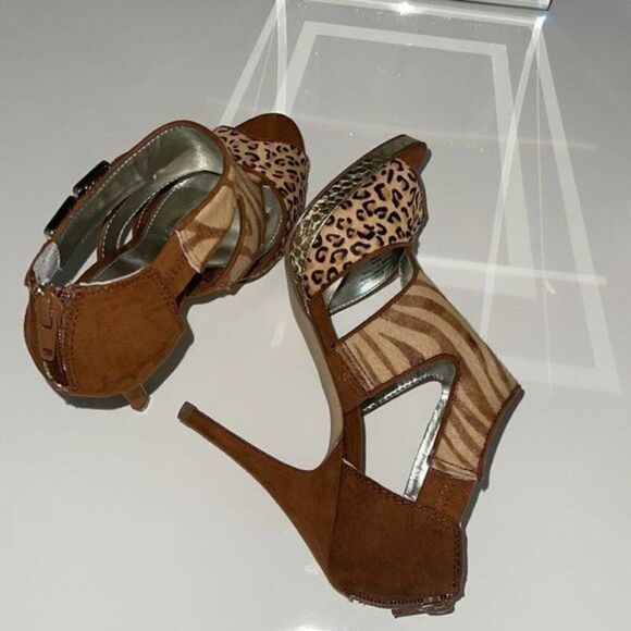 Alfani Animal Print Heels Size 5.5 - Picture 9 of 9
